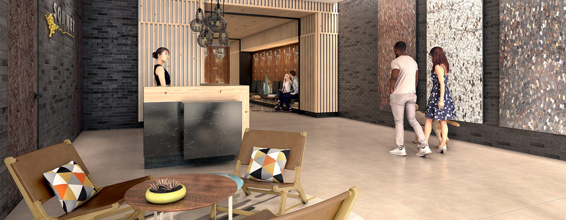 Lobby at Sonnet Apartments